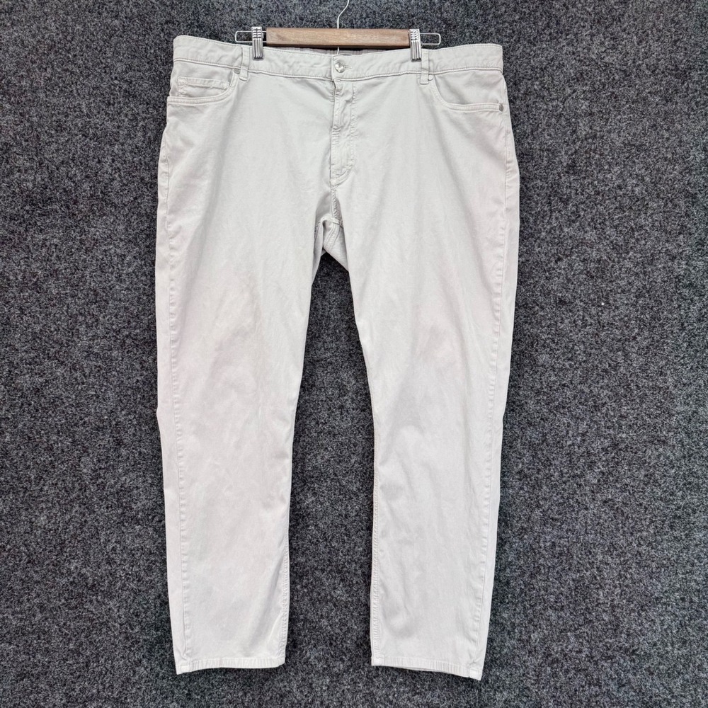 Peter Millar Crown Crafted Wayfare Tailored Fit Pants Gray 44/30 Stretch Tencel
